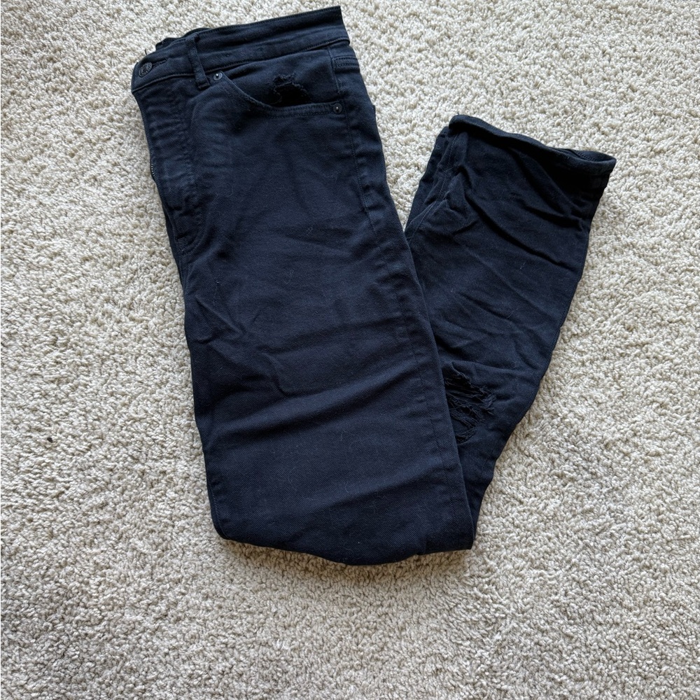 Express Black High Rise Jeans Sleek Design